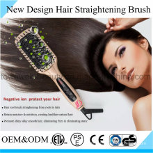 Fast Hair Straightening Brush Iron with Mch Heater